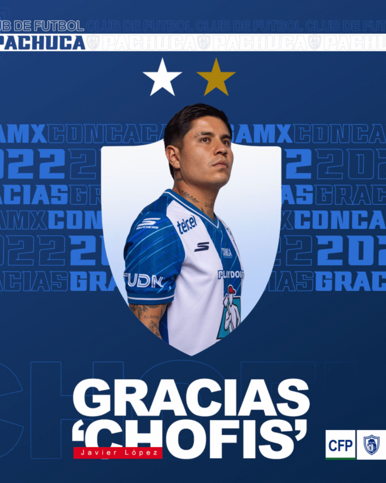 Pachuca anuncia la salida de Javier “Chofis” López tras acuerdo mutuo
