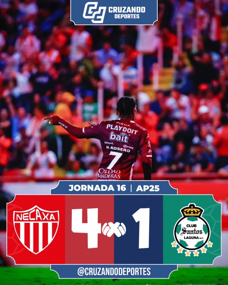 Necaxa aplasta a Santos y arranca con fuerza la Jornada 16 del Apertura 2025