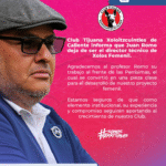 Juan Romo deja la dirección técnica de Xolos Femenil