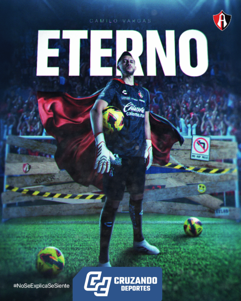 Camilo Vargas renueva y se convierte en figura eterna del Atlas FC