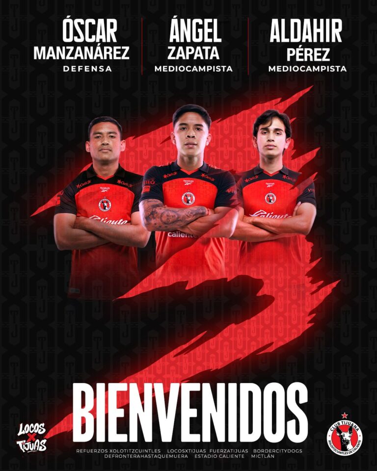 Bienvenidos a la jauría: Xolos refuerza su plantel para el Clausura 2026