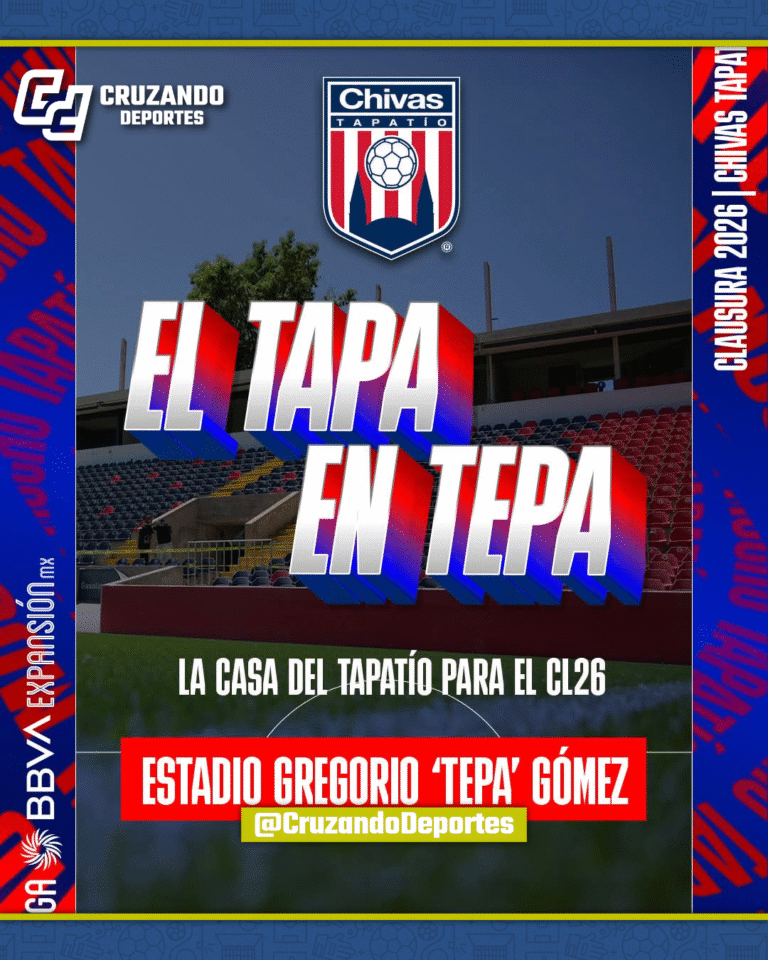 Tapatío jugará el Clausura 2026 como local en el ‘Tepa’ Gómez