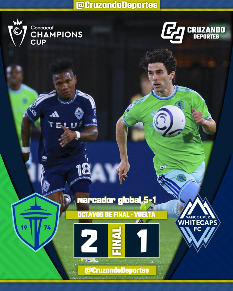 Seattle Sounders impone condiciones y elimina a Vancouver con global contundente