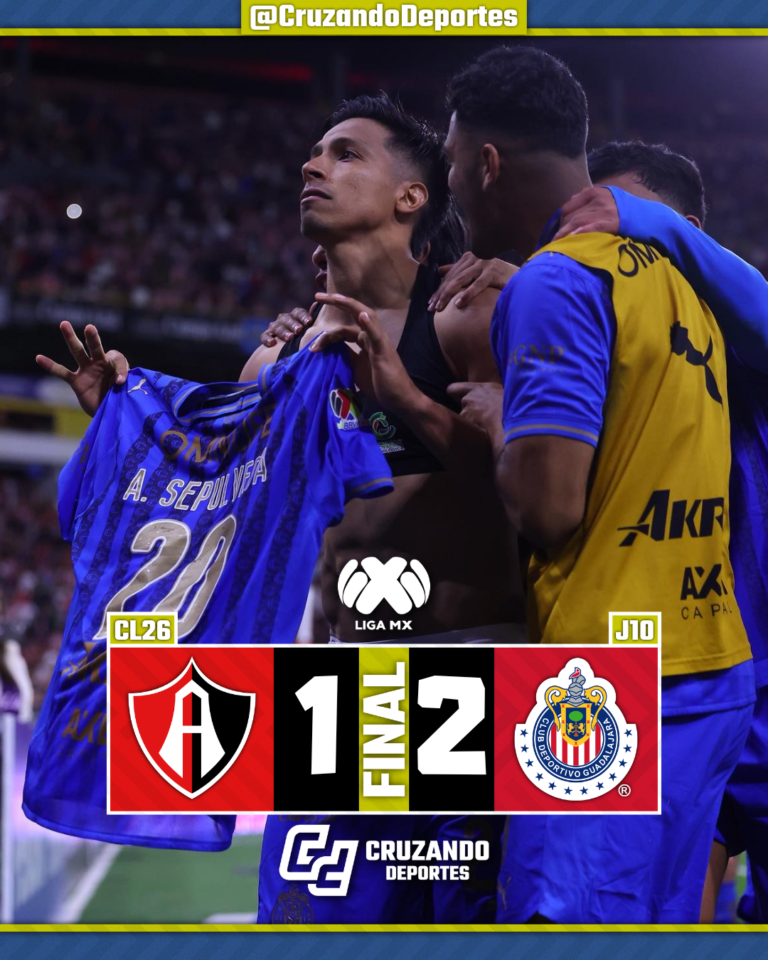 Chivas se lleva el Clásico Tapatío con remontada sobre Atlas