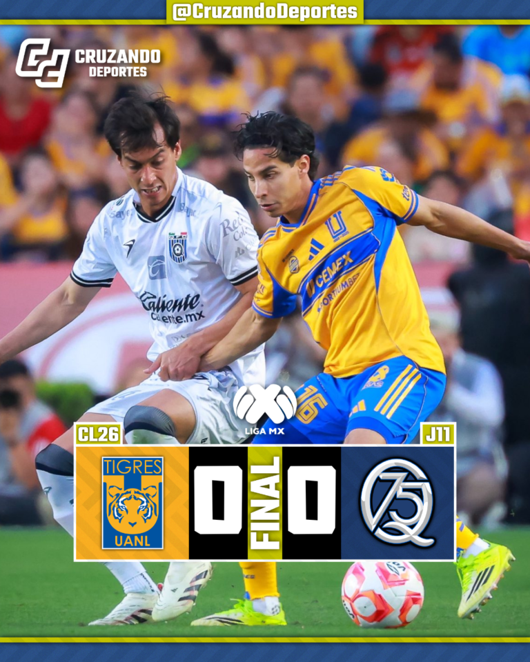 Querétaro rescata un punto en el Volcán tras empatar sin goles ante Tigres