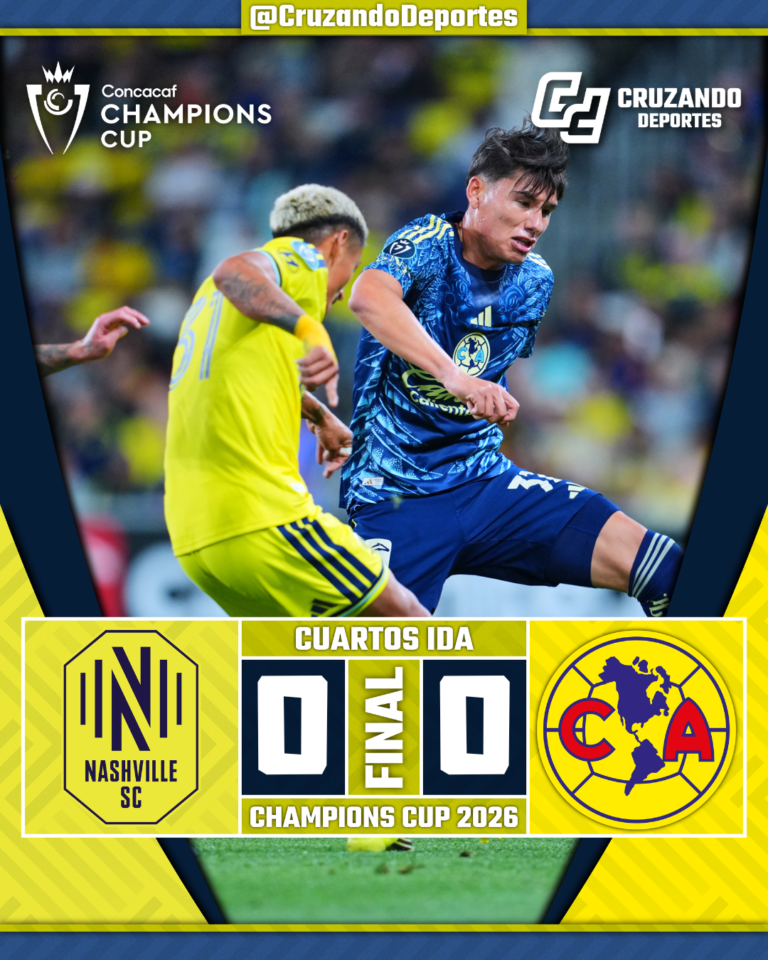 América y Nashville no se hacen daño en la ida de cuartos de final