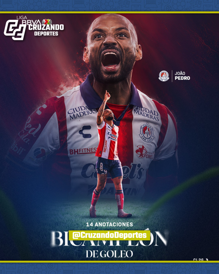 João Pedro se corona bicampeón de goleo en el Clausura 2026