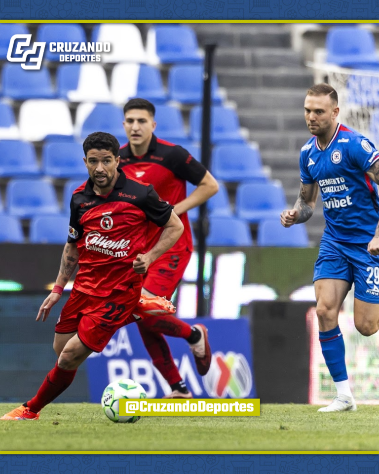 Cruz Azul y Xolos reparten puntos en duelo parejo en el Azul