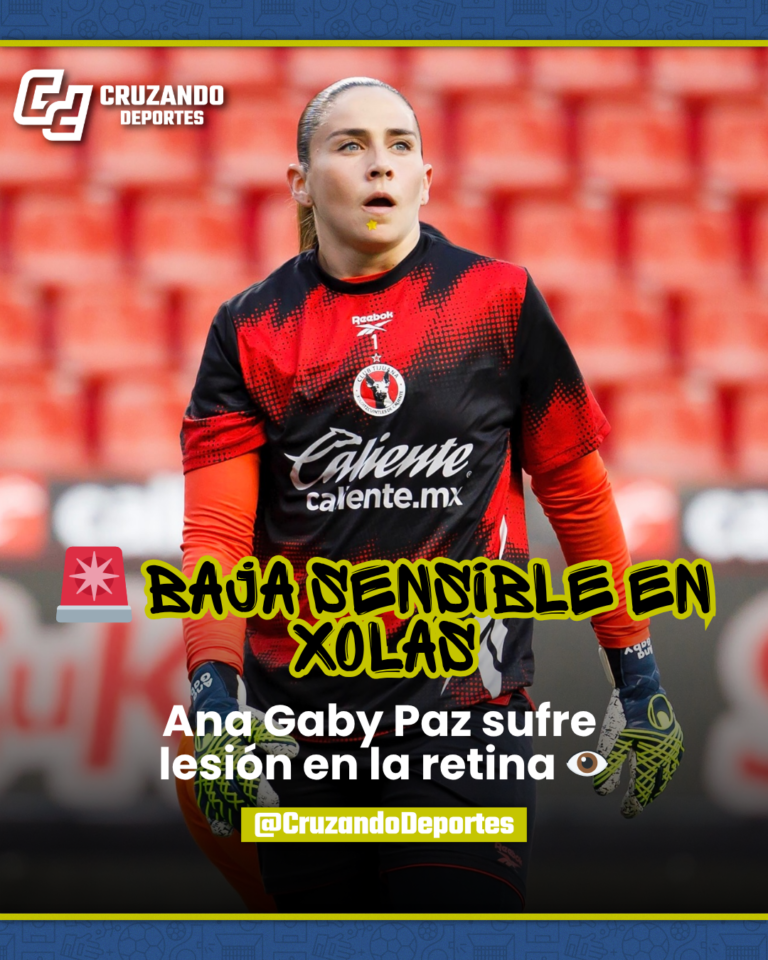 Xolas pierde a su portera Ana Gaby Paz por lesión y se despide del torneo