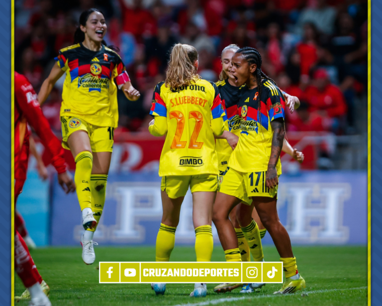 América aplasta a Toluca y acaricia la Final de la Liga MX Femenil