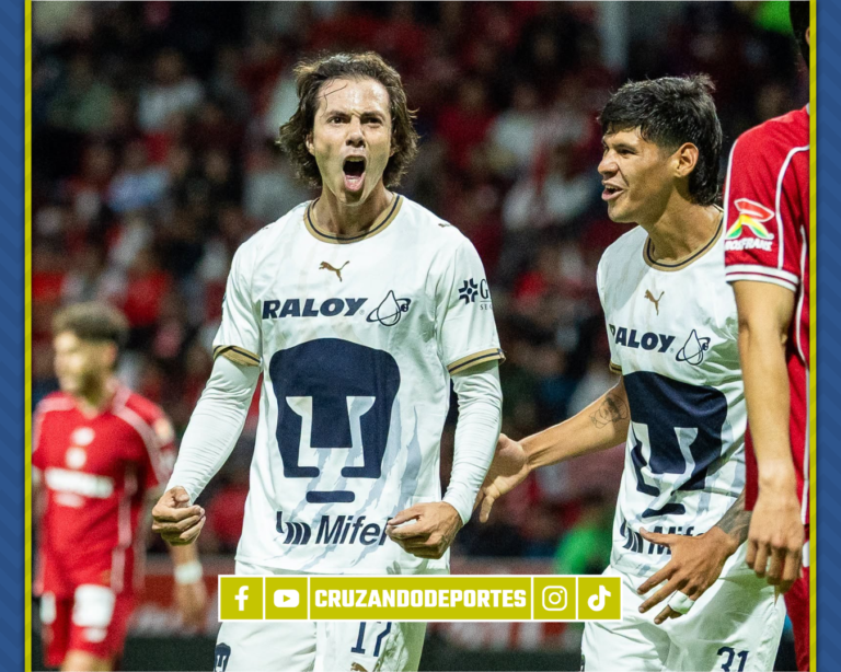 ¡Golpe de autoridad en el Infierno! Pumas remonta a Toluca y firma su primer triunfo en el Apertura 2026