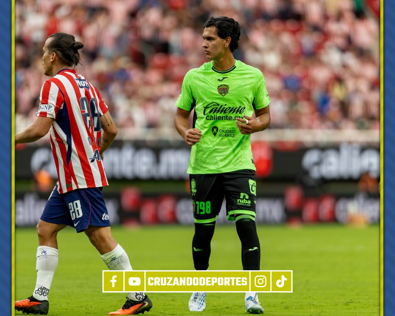 ¡Orgullo juarense! Ricardo Juárez debuta con los Bravos en Primera División